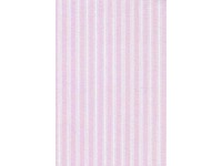 Ticking - Pink and White Stripe